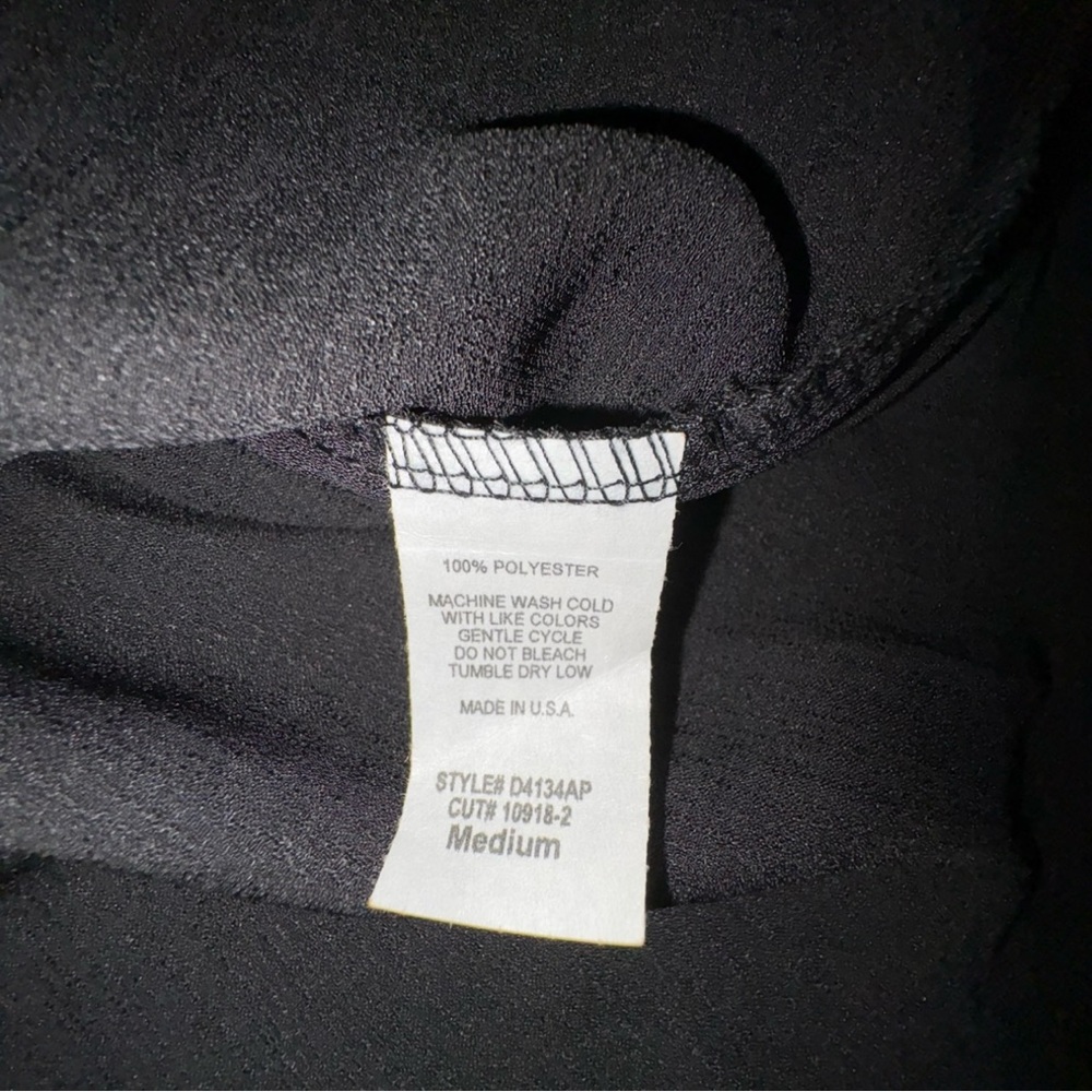 Stunning Lizabell Black Dress with Leopard Print Trim! - Picture 6 of 6